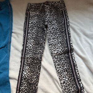 Leopard Print Girls Jeans